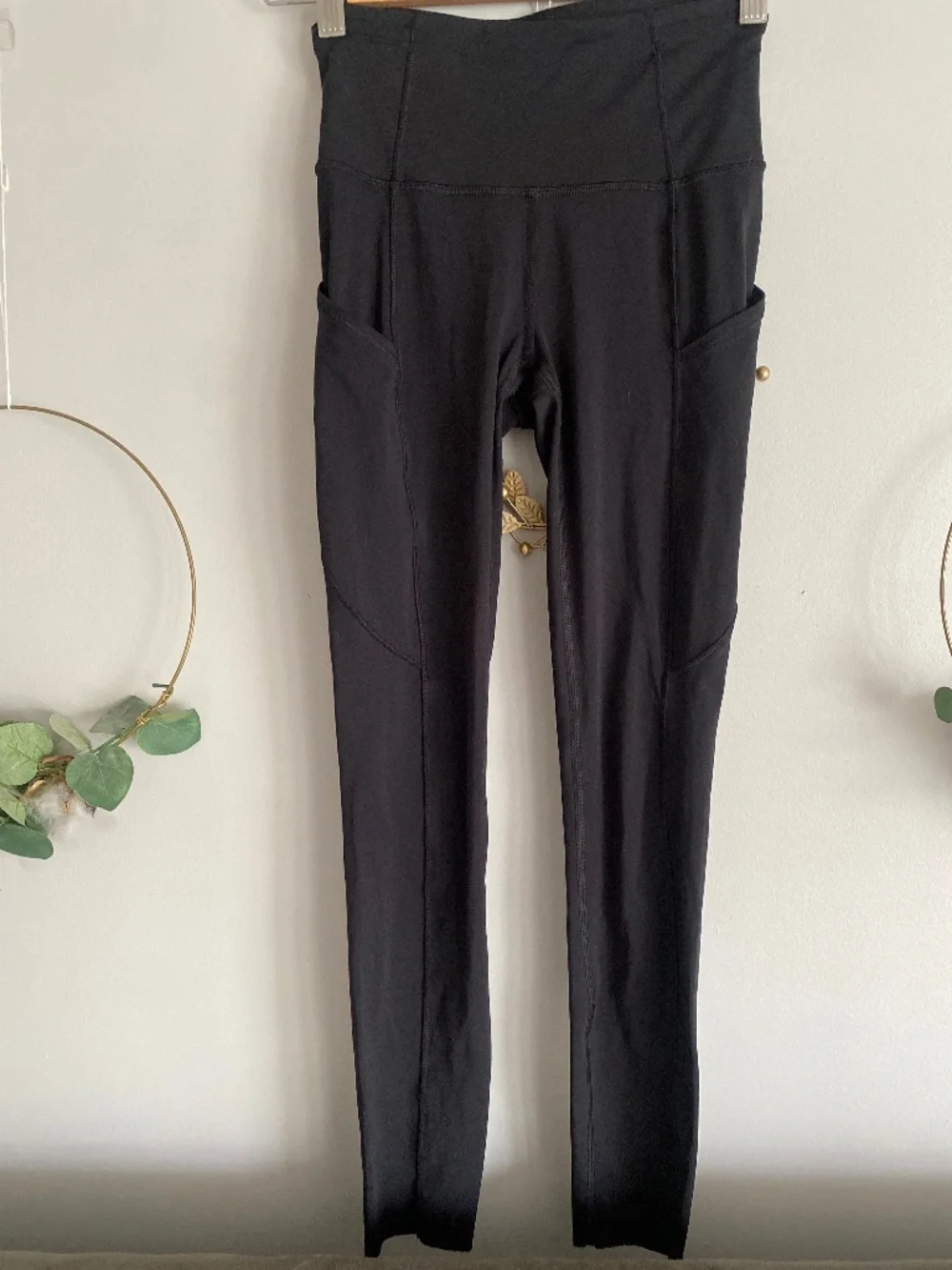 Lululemon Fast & Free 7/8 Tight black Non-Reflective Nulux 25 Size 2 leggings - Picture 6 of 9